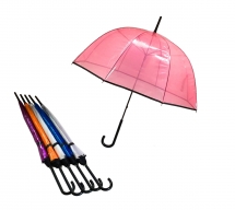 【８Ｃ】
５８ｃｍビニール傘
ドーム型　手開きタイプ
カラー