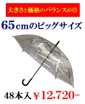 【５B】６５ｃｍビニール傘ワンタッチ