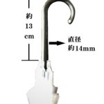 【１ＢＰ】５０㎝ビニール傘手開き式８本骨 透明（名入れ）