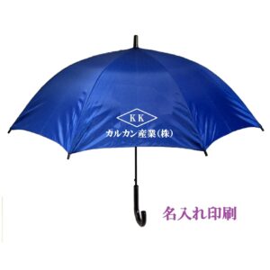 【１１Ｐ】６０ｃｍポリエステル傘 ８本骨　ワンタッチタイプ カラー（名入れ）