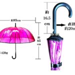 【７ＣＳ】６０㎝ビニール番傘手開き式１６本骨　ピンク・ホワイト